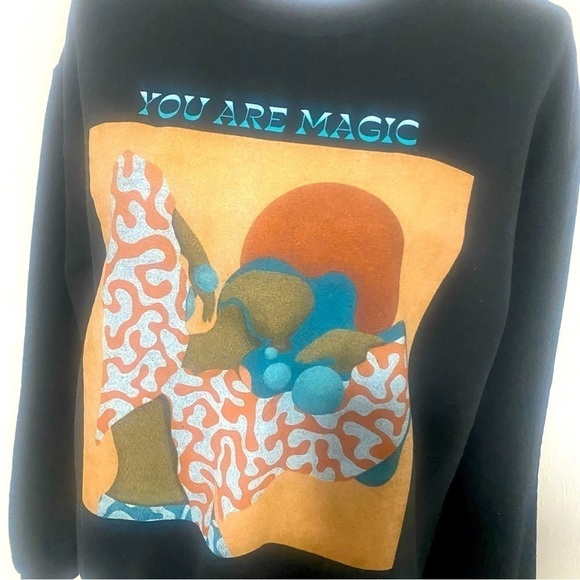 PacSun x Reyna Noriega “You Are Magic” Desert Dreamer Crewneck  Sweatshirt Small - Picture 3 of 7